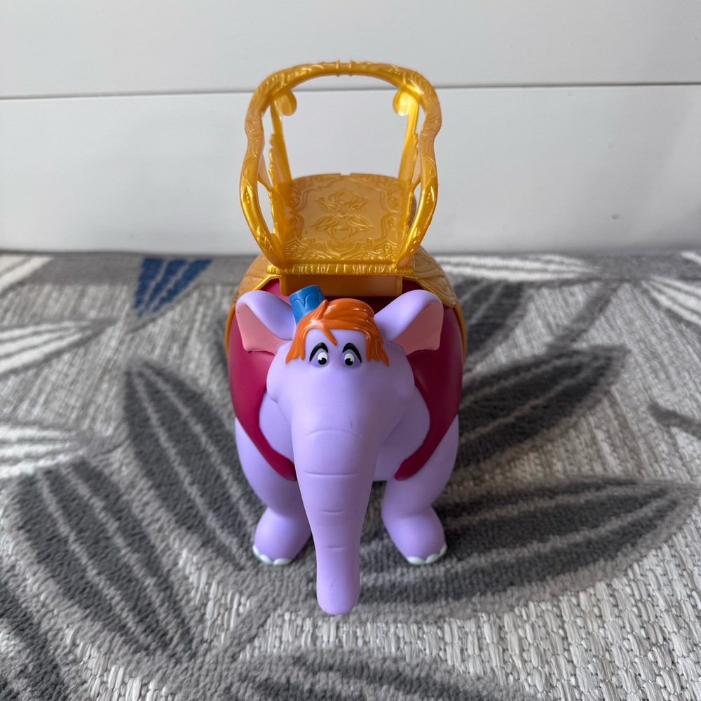 Disney Aladdin Abu Purple Monkey Elephant With Saddle 8” Figure Toy 2018 Jakkas